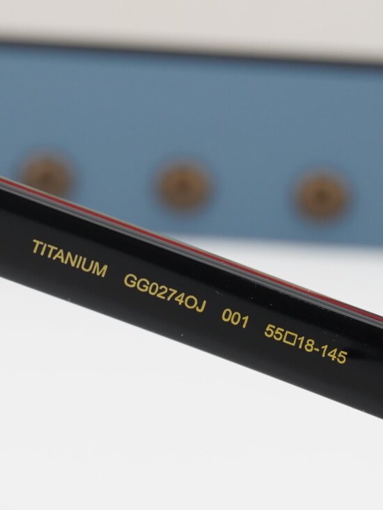 Gucci GG0274OJ 001 Rectangle Eyeglasses 55mm – Black main image 6